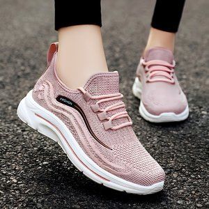 Spring Shoes For Women (Rosy Pink) + 3 Pairs of Liner Socks & Anklet Bracelets!